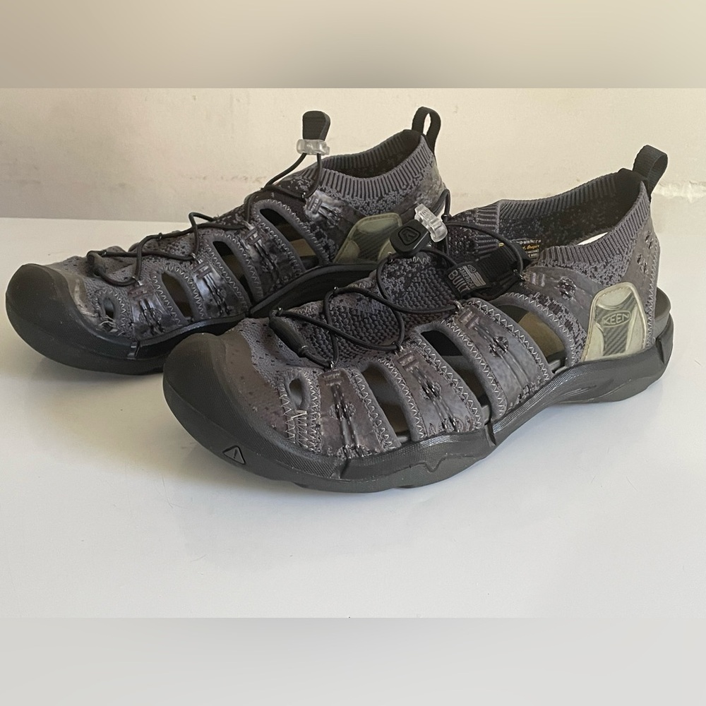 KEEN Evofit One Newport Trail Hiking Sandals Mens 11.5 Waterproof Gray